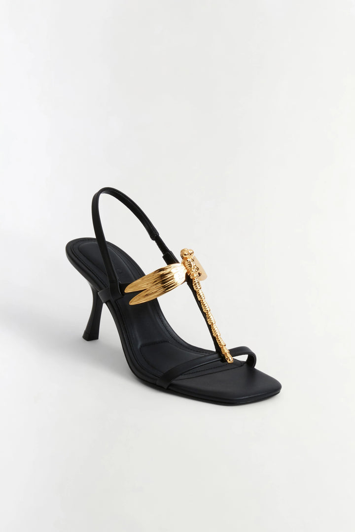 Lula Dragonfly Heel - Black