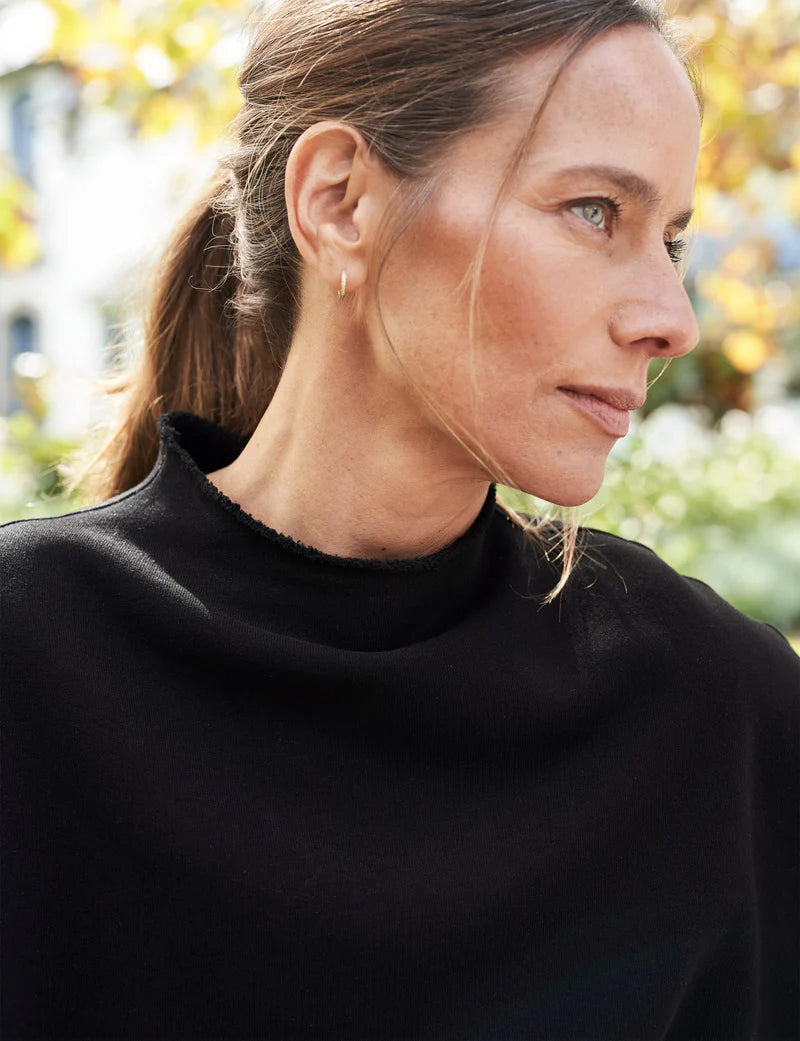 Effie Long-Sleeve Funnel Neck Capelet - More Colors Available