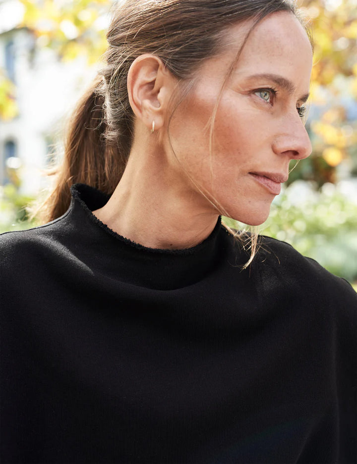 Effie Long-Sleeve Funnel Neck Capelet - More Colors Available