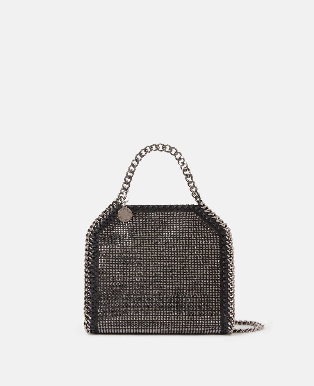 falabella quilted metallic mini backpack Falabella Crystal Tiny Tote Bag