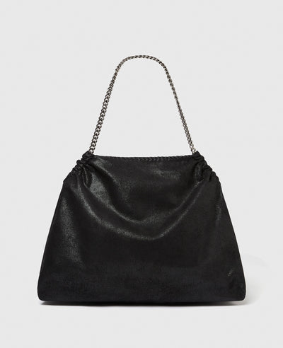 Falabella Drawstring Tote Bag - Black