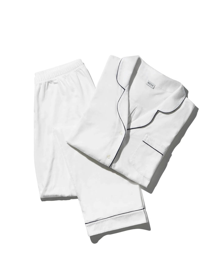The Long PJ Set - White
