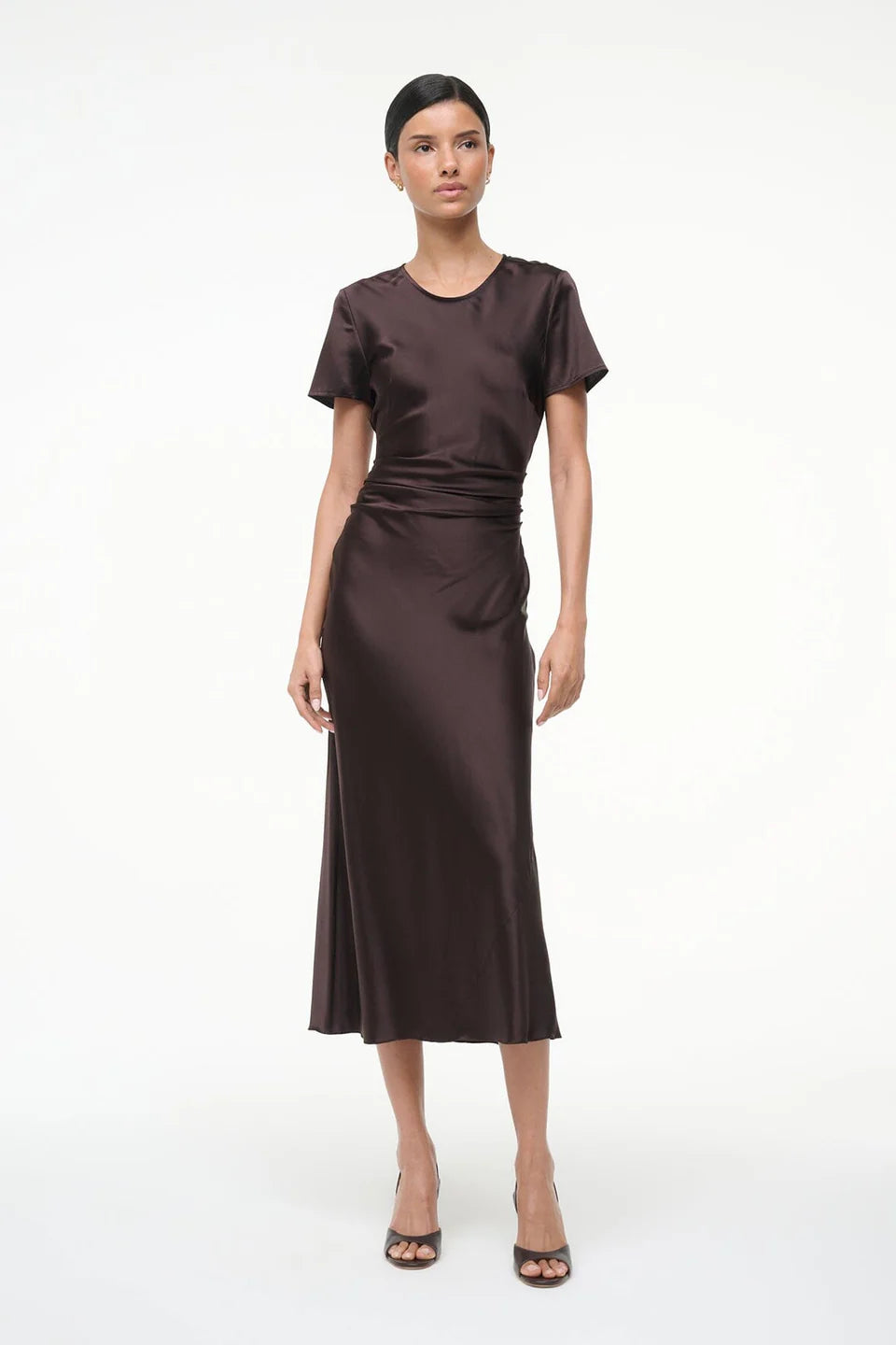 MARCEL SILK DRESS - EARTH
