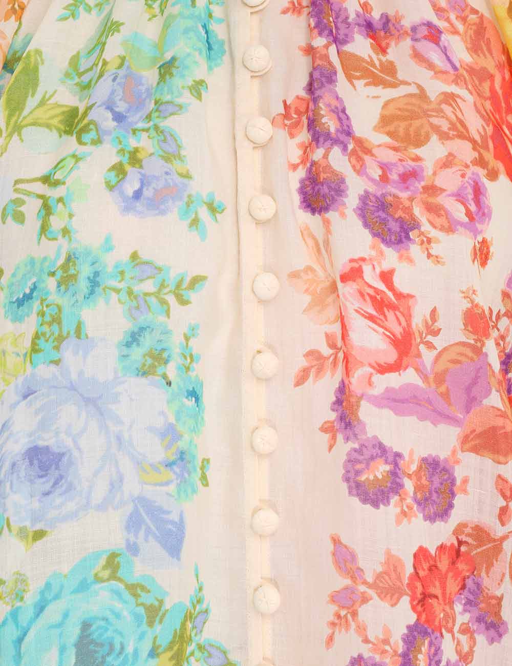 RAIE BILLOW BLOUSE - Multi Floral