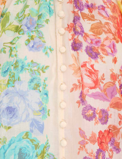 RAIE BILLOW BLOUSE - Multi Floral