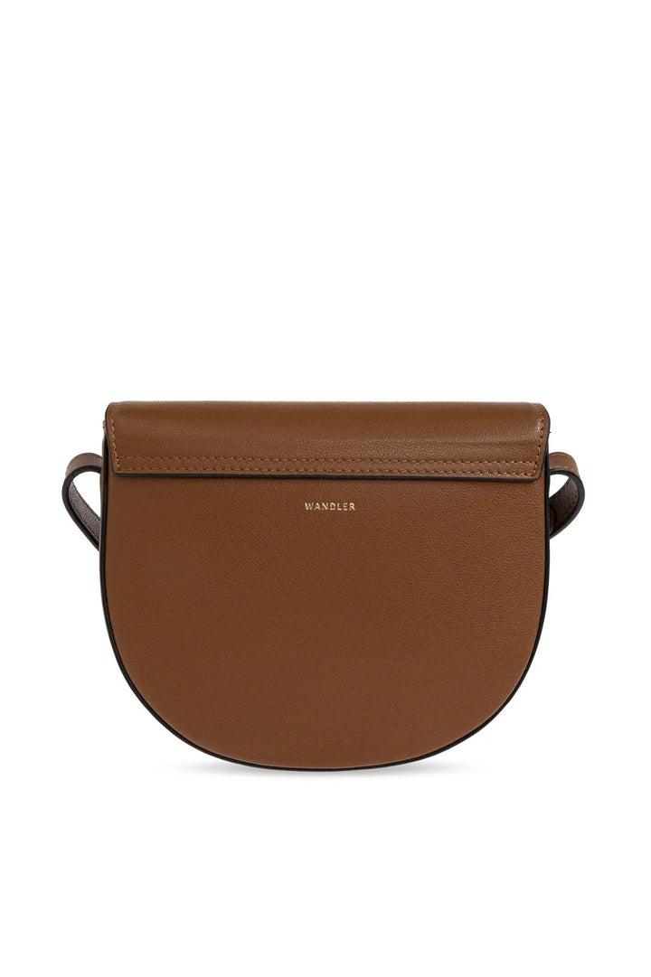 Veneto Small Shoulder Bag - Cognac