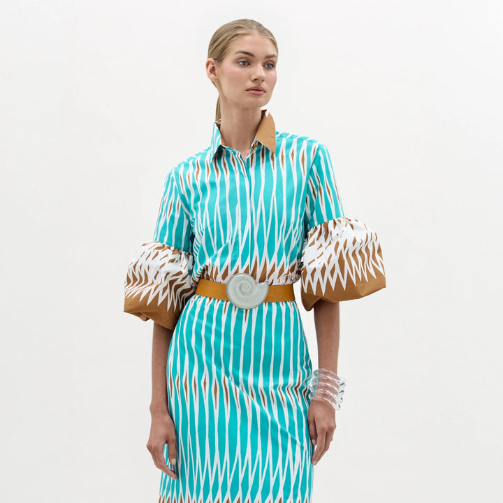 Helina Blouse - Turquoise Multi
