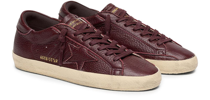 Super-Star leather with tone-on-tone leather star - More Colors Available