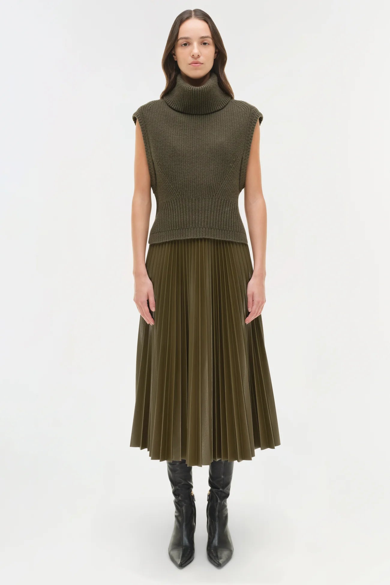 Maple Wool Cashmere Top - Alligator