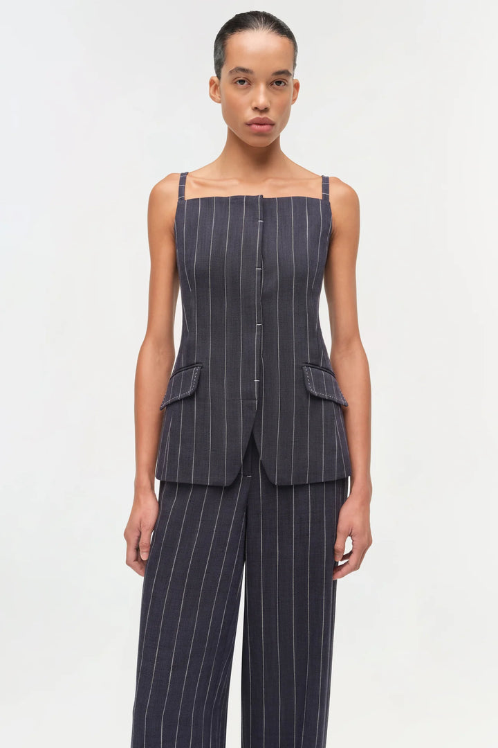 Tavar Suiting Pants - Midnight Stripe