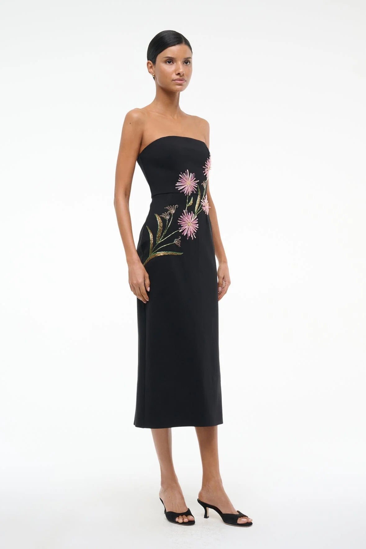 BROOKE DRESS DAHLIA - DAYDREAM BLACK