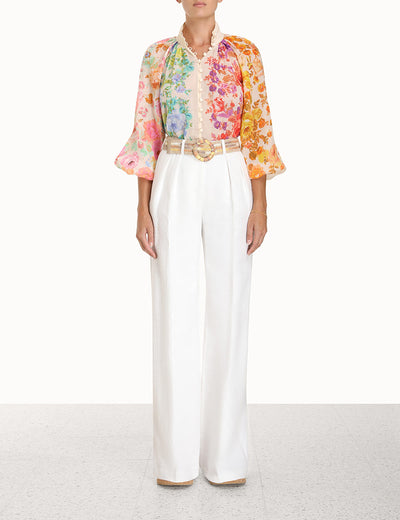 RAIE BILLOW BLOUSE - Multi Floral