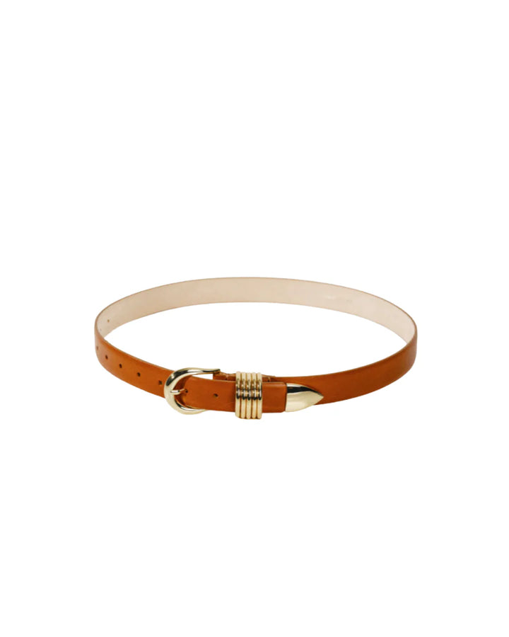 Hollyhock Gold Belt - Camel