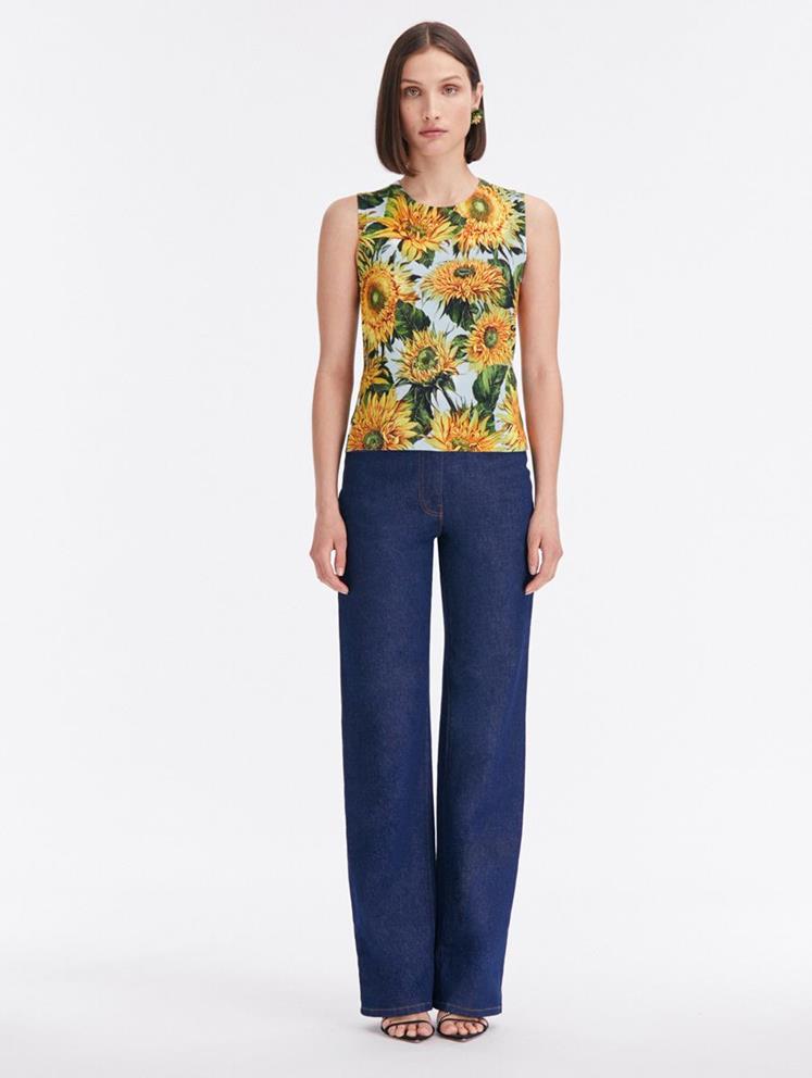 【OSCAR DE LA RENTA】ワイドレッグパンツ ネオン Oscar de la Renta | Ready-to-Wear & Accessories