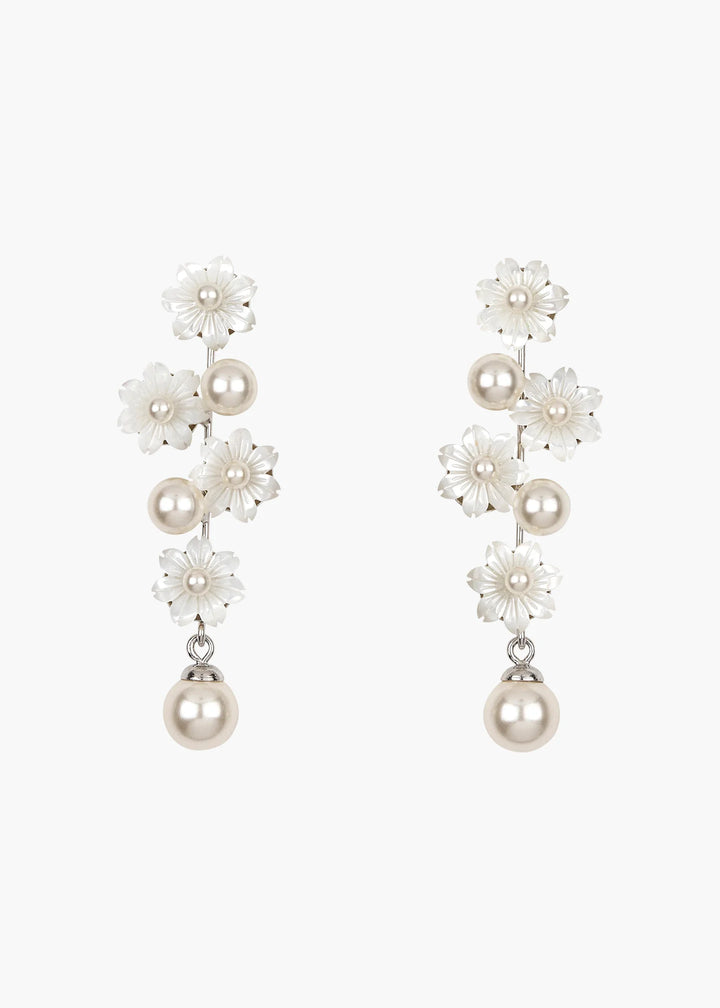 Calissa Earrings - Winter White