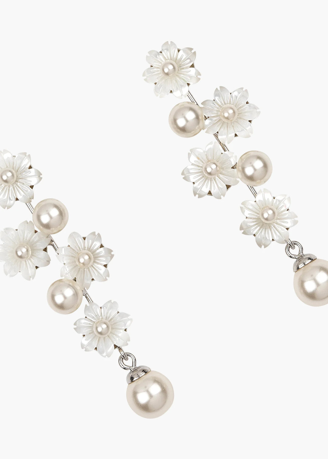 Calissa Earrings - Winter White