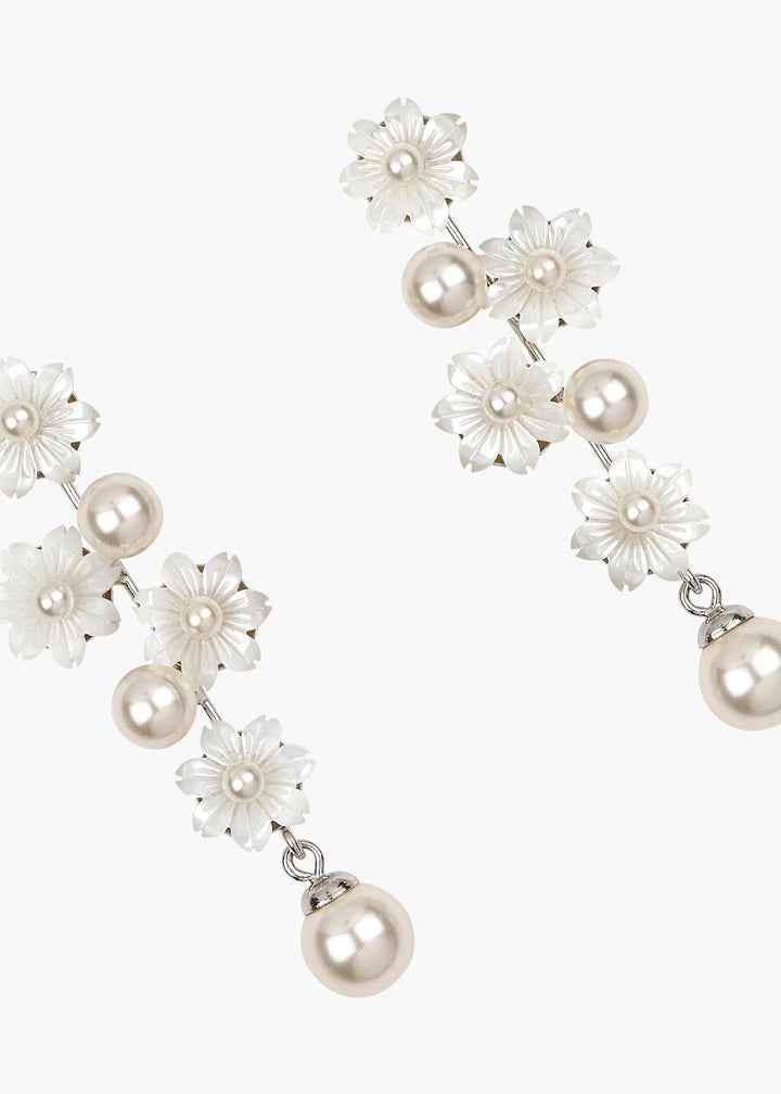 Calissa Earrings - Winter White