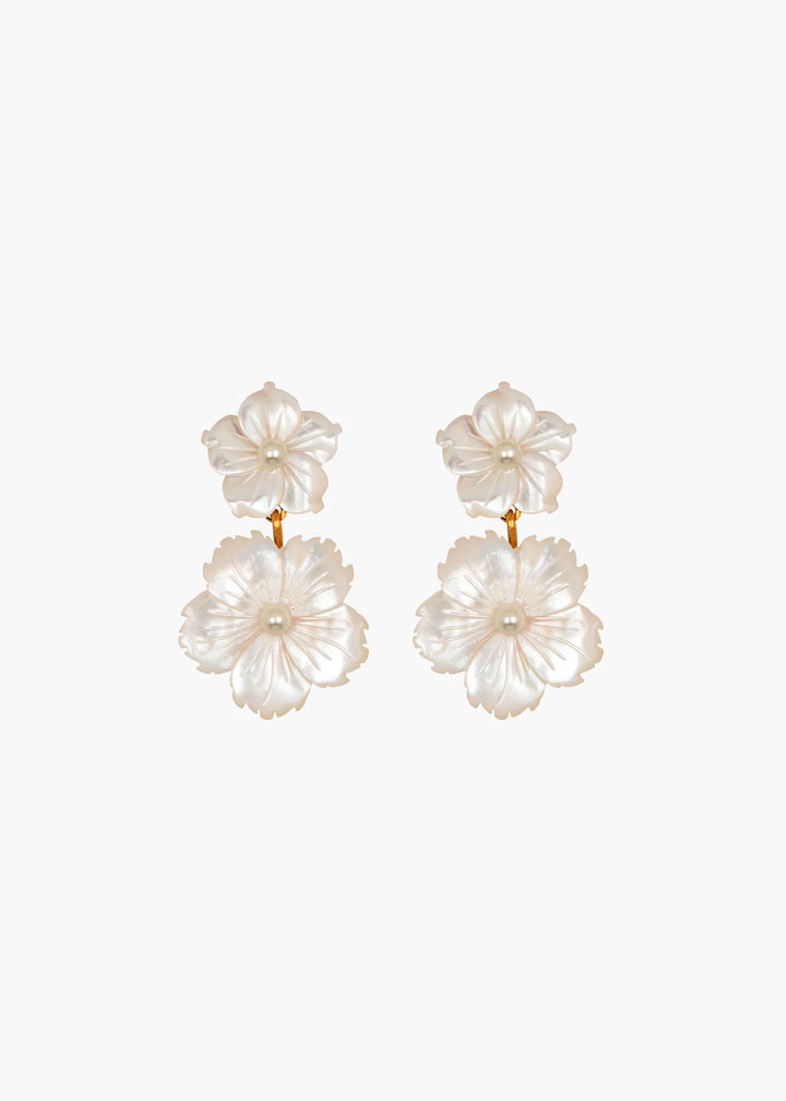 Tibby Earrings - Oyster
