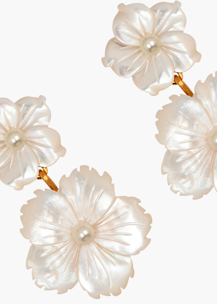Tibby Earrings - Oyster