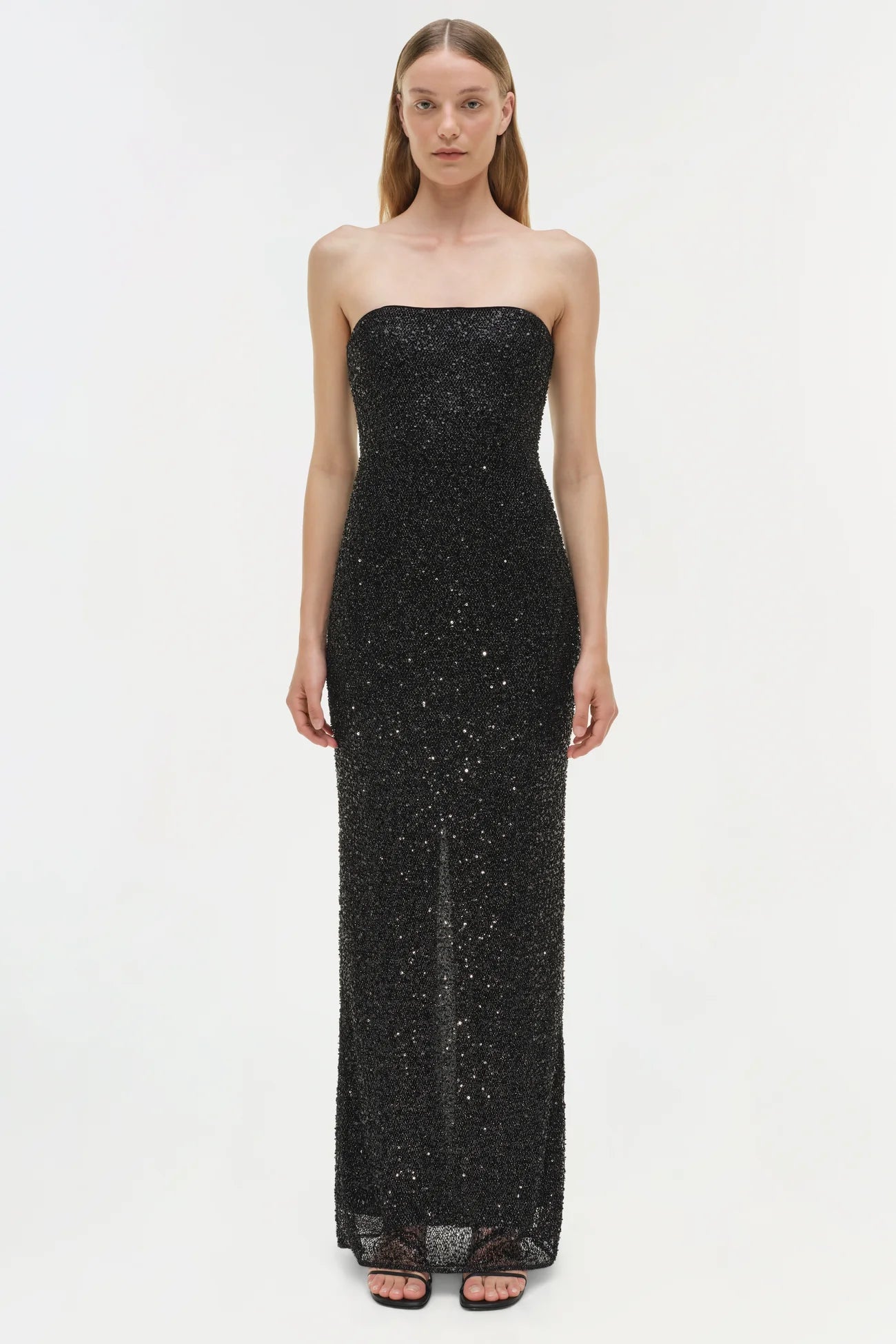 Xyla Sequin Gown - Black