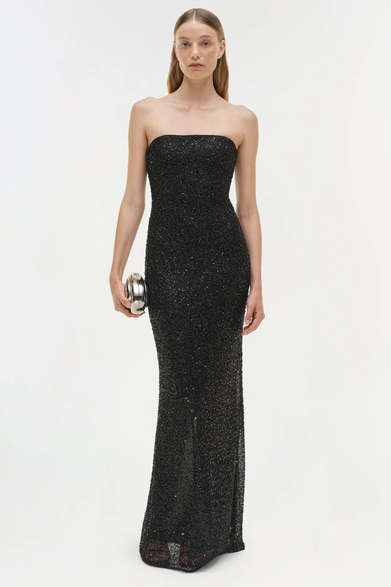 Xyla Sequin Gown - Black
