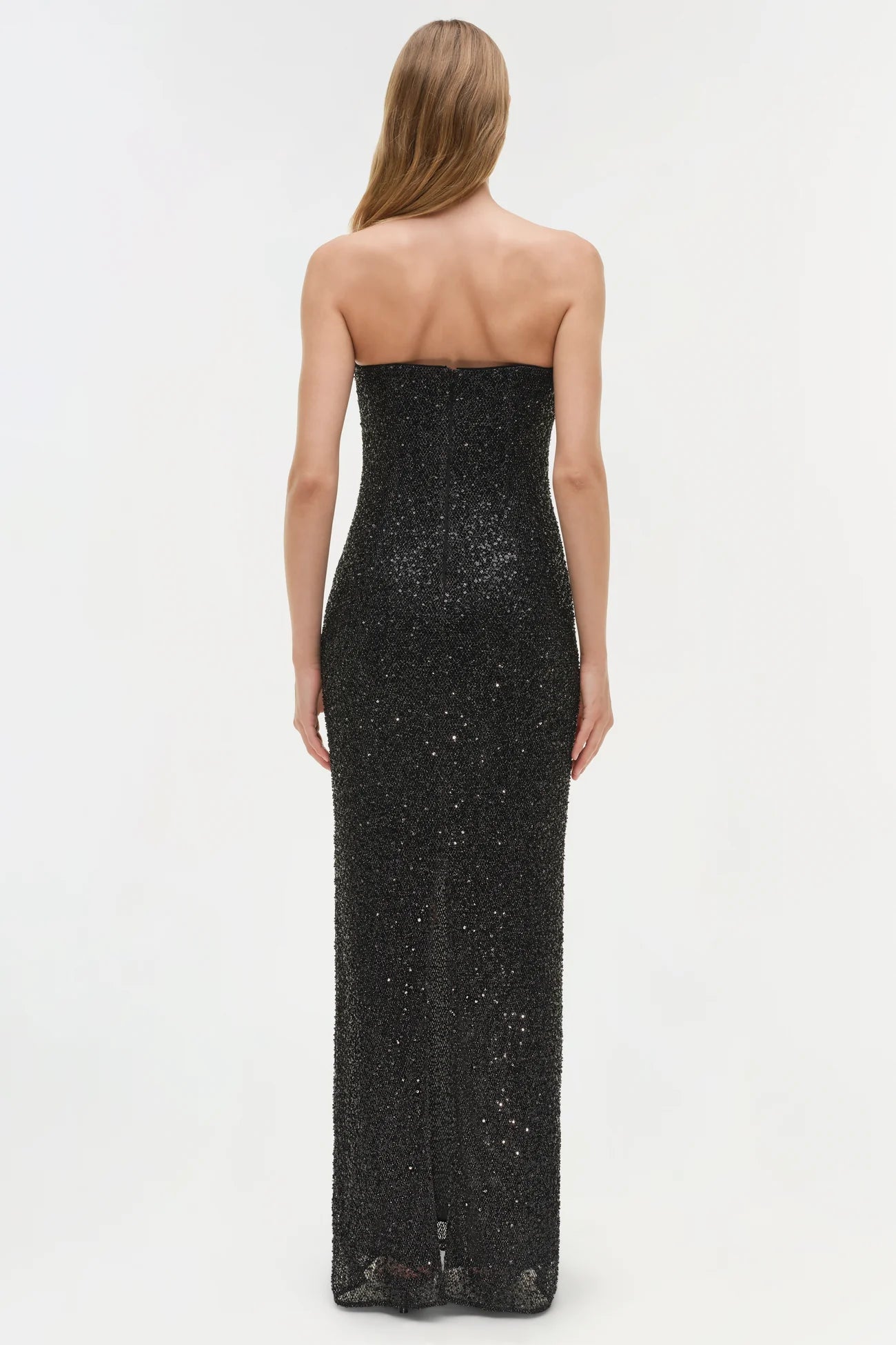 Xyla Sequin Gown - Black