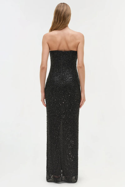 Xyla Sequin Gown - Black