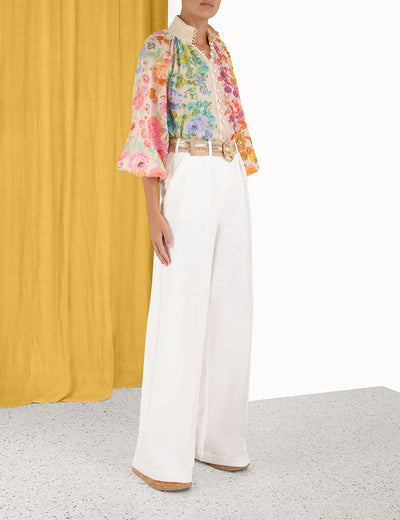 RAIE BILLOW BLOUSE - Multi Floral