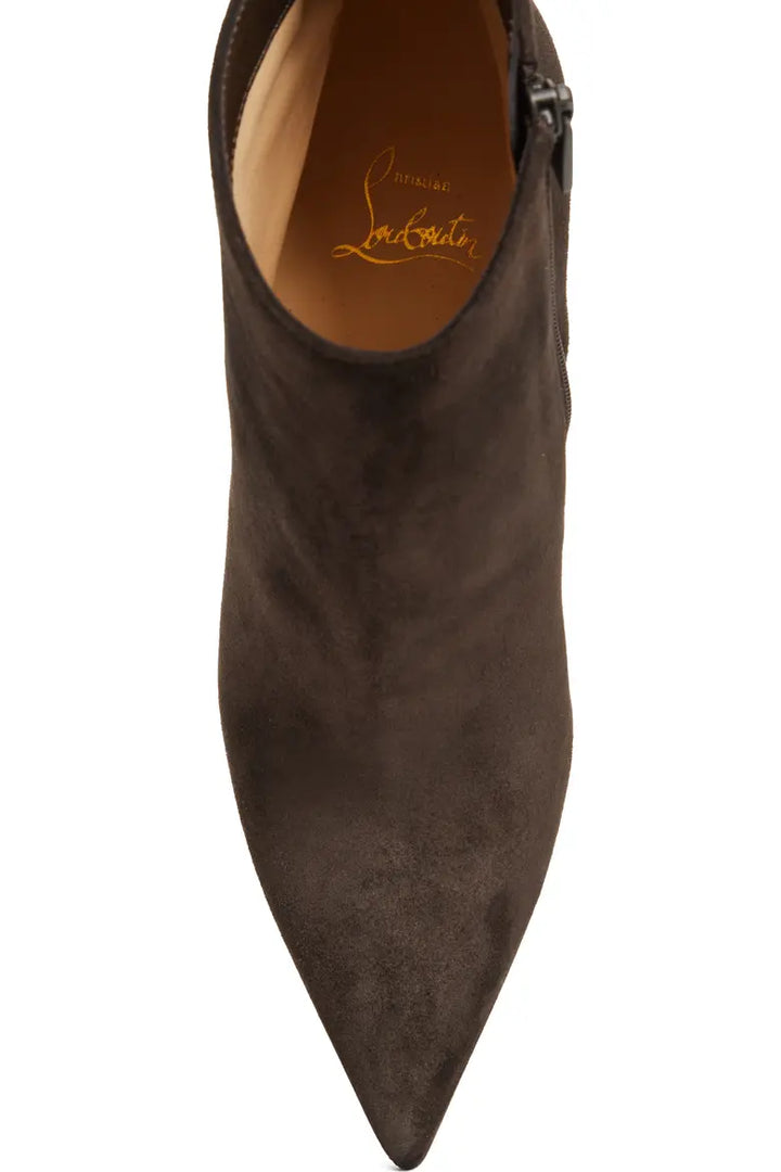 Vibella Pointed Toe Booty - Dark Brown