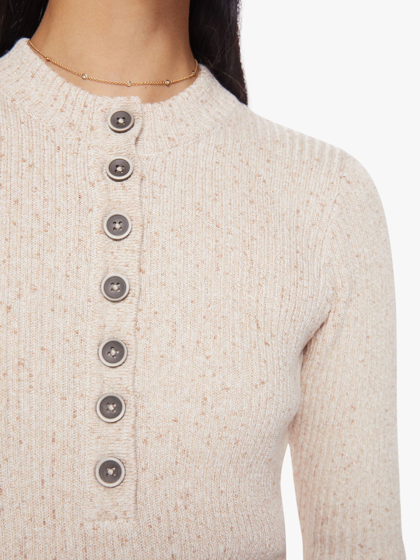The Eye Catcher Henley Top