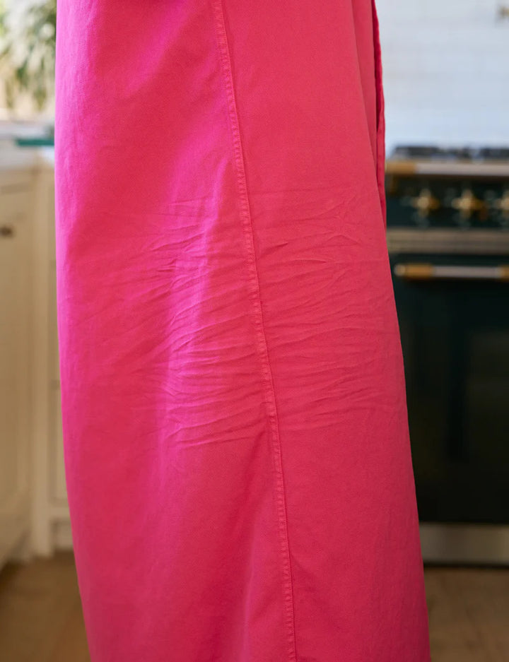 Rory Maxi Shirtdress - Hot Pink