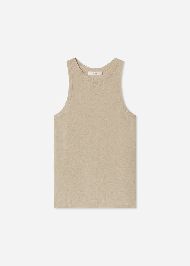 Core Knit Tank - Cream