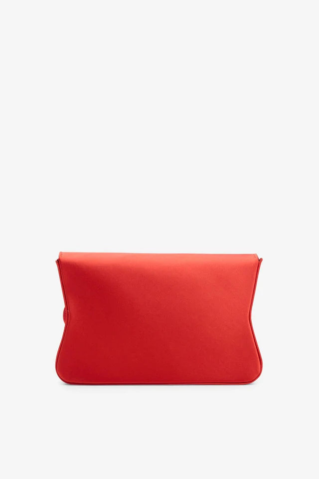 Satin clutch with braided passementerie - More Colors Available