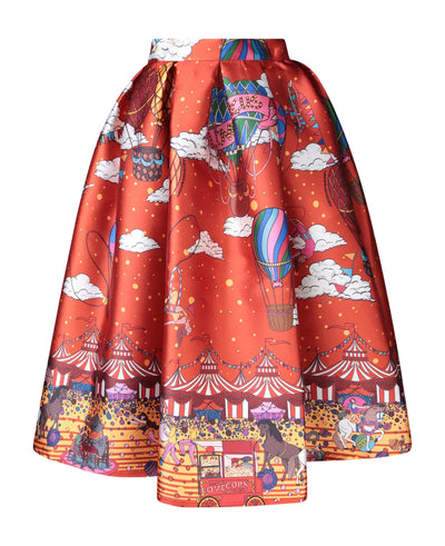 Duchesse Circus Skirt - Orange