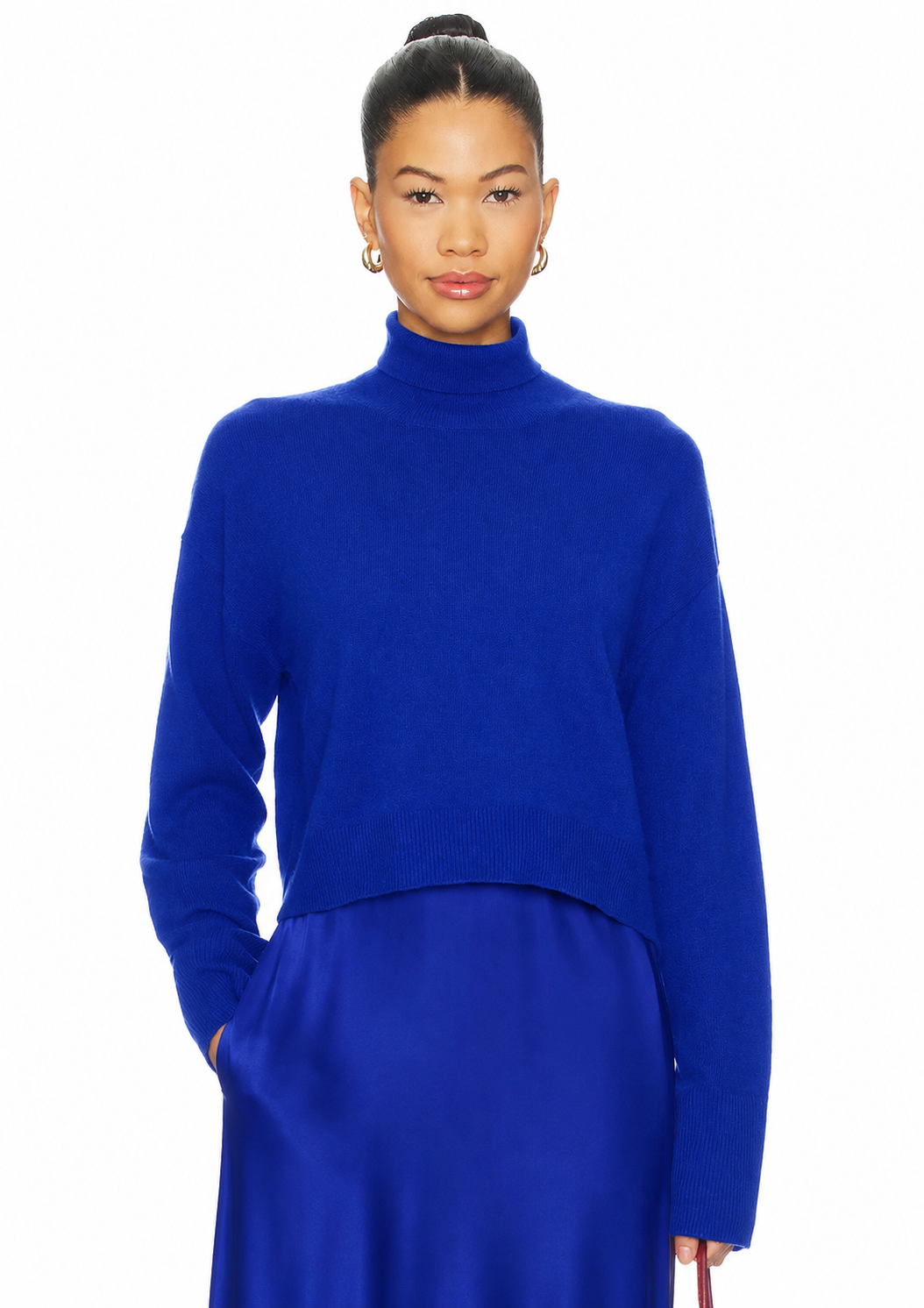 Sable Turtleneck Sweater - Royal Blue