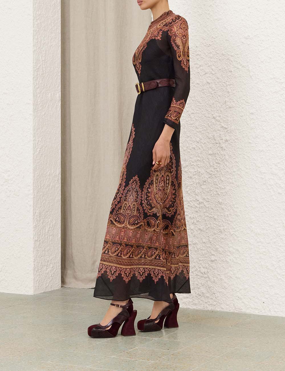 Ascent Sheath Dress - Black Multi