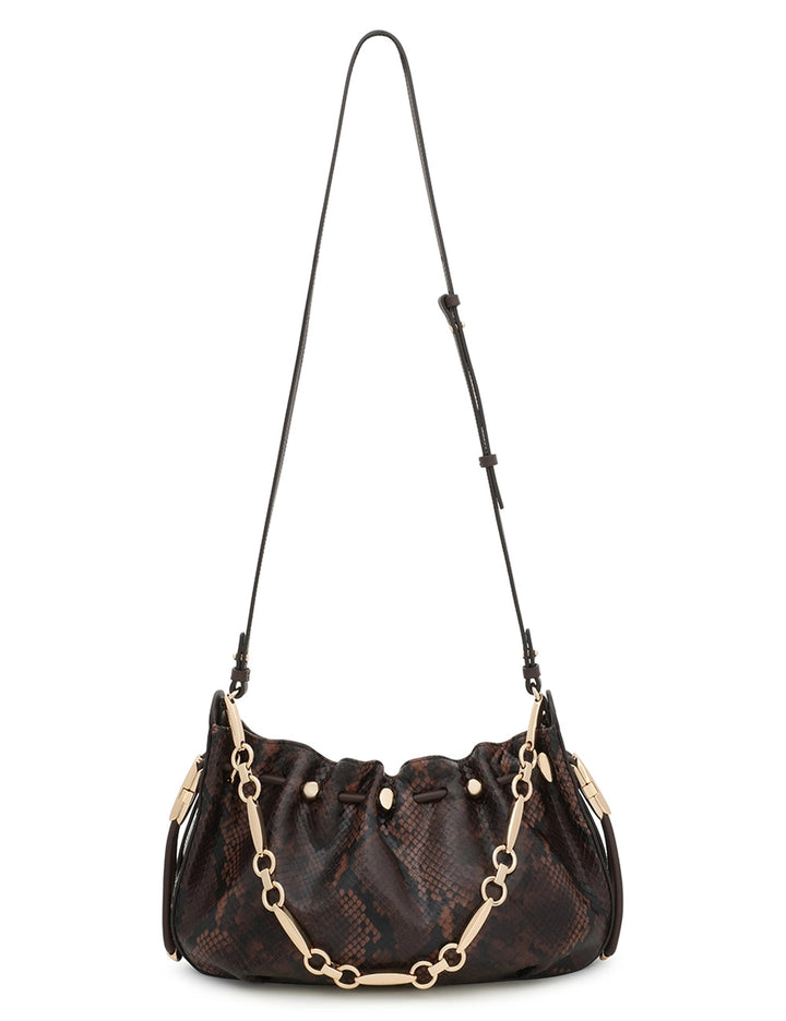 Halcyon Clutch - Brown Multi Snake