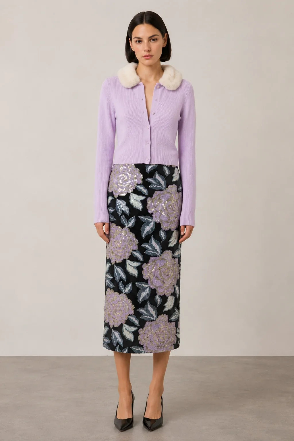 1999 Cardigan - Lilac