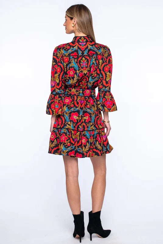 Frances Dress - Pink Multi