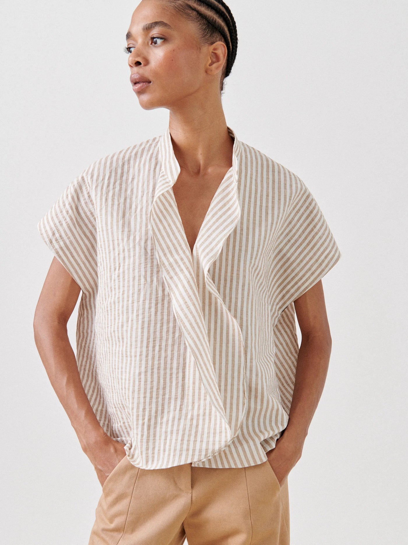 STRIPED FIN GABON SHIRT - More Colors Available