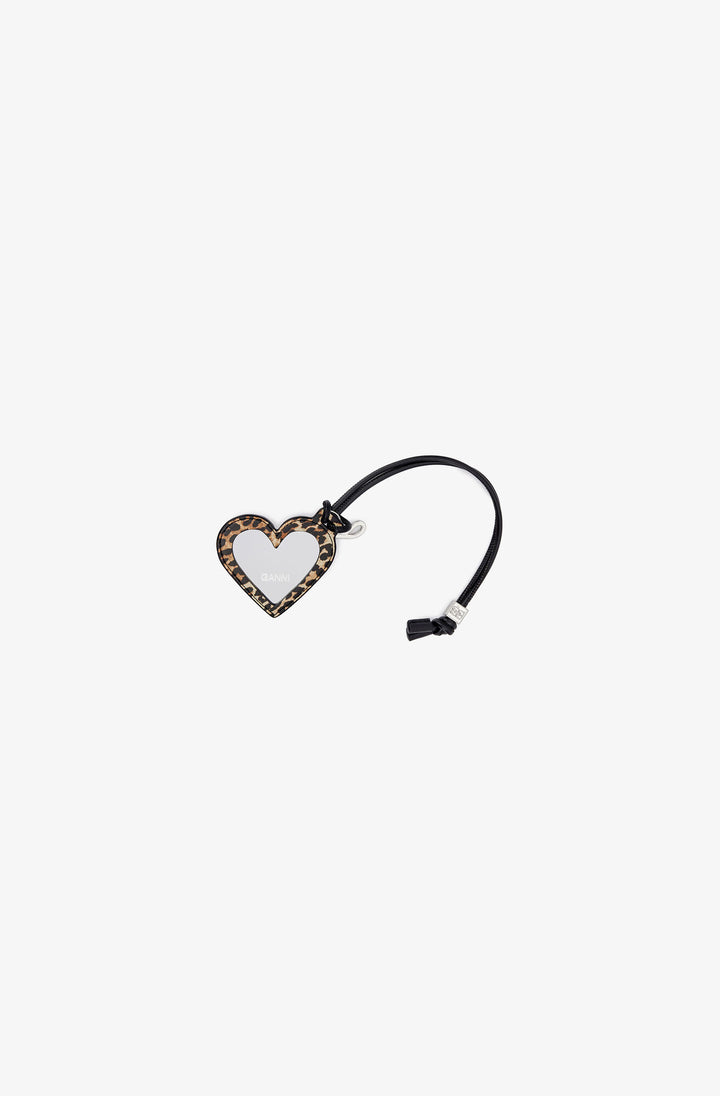 Bou Heart Mirror - Leopard