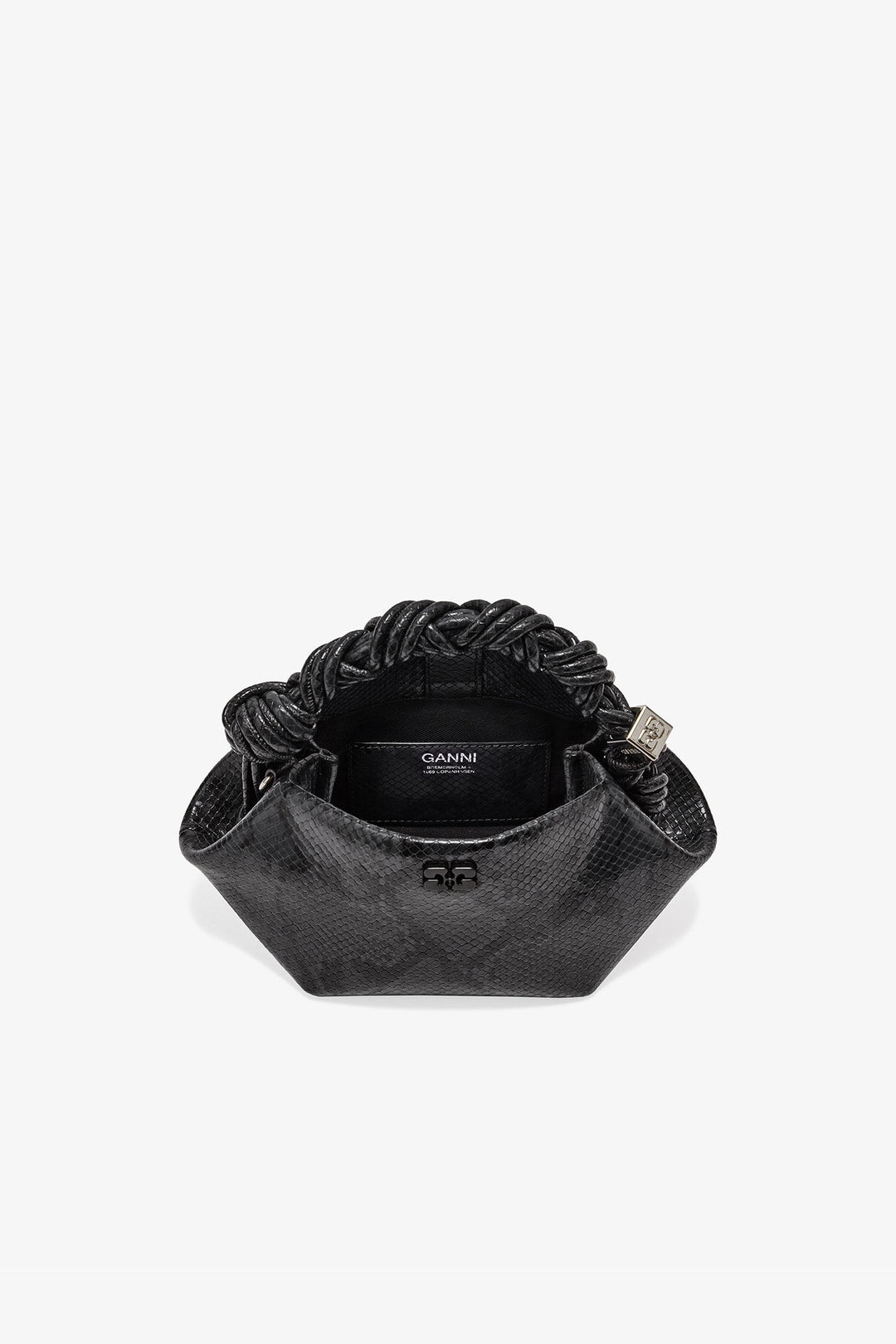 Snake Mini Bou Bag - Black