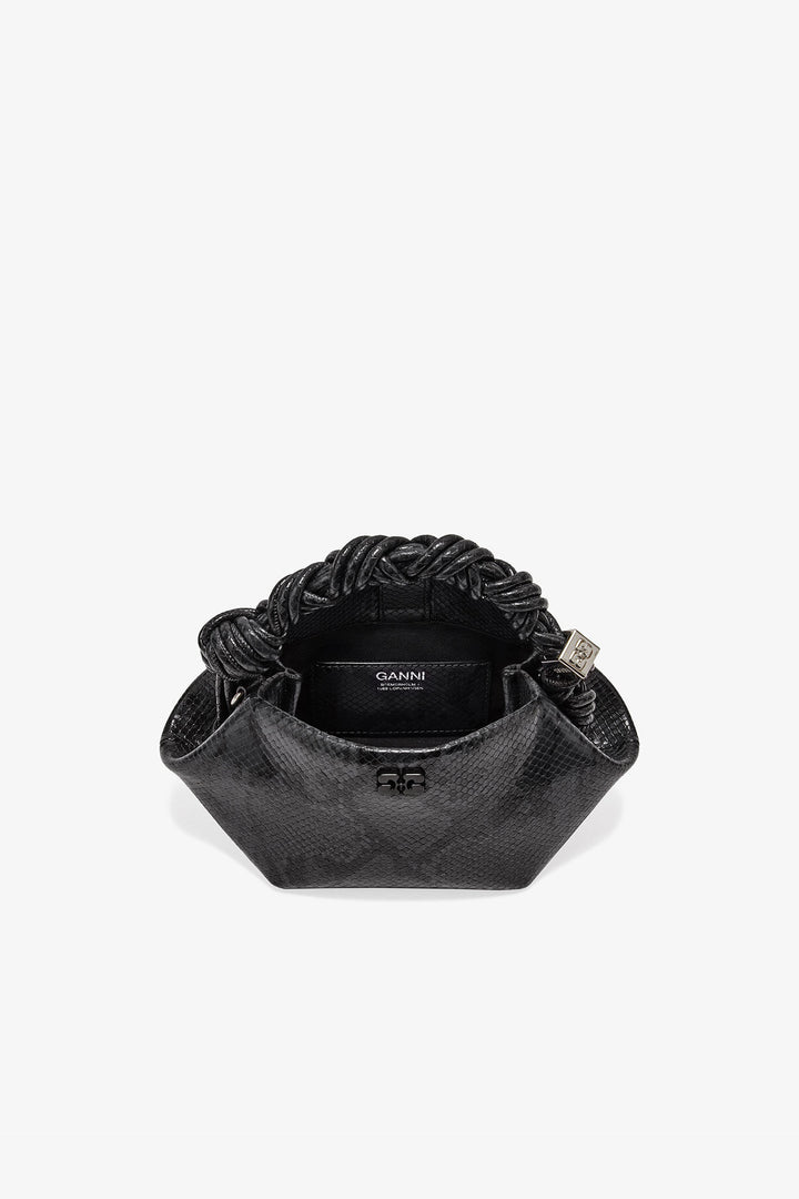 Snake Mini Bou Bag - Black