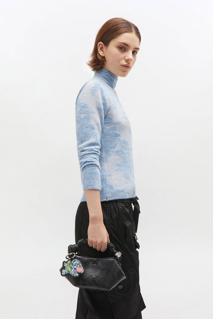 Snake Mini Bou Bag - Black