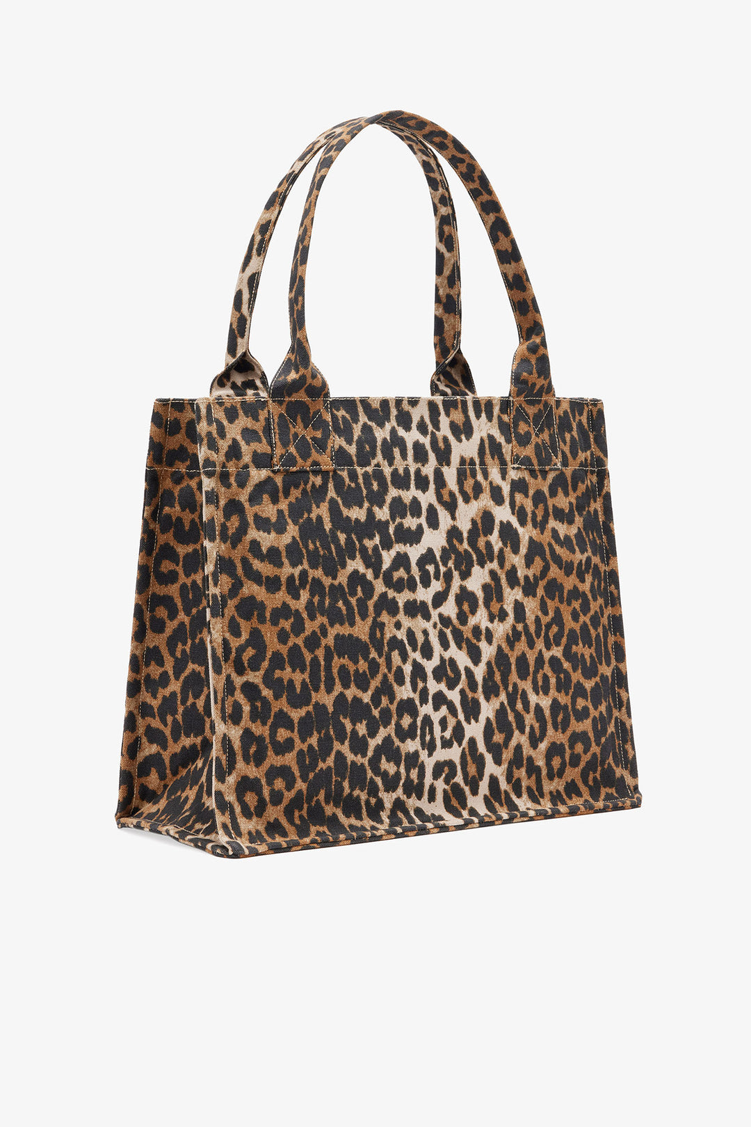 Large Canvas Tote Bag - Leopard
