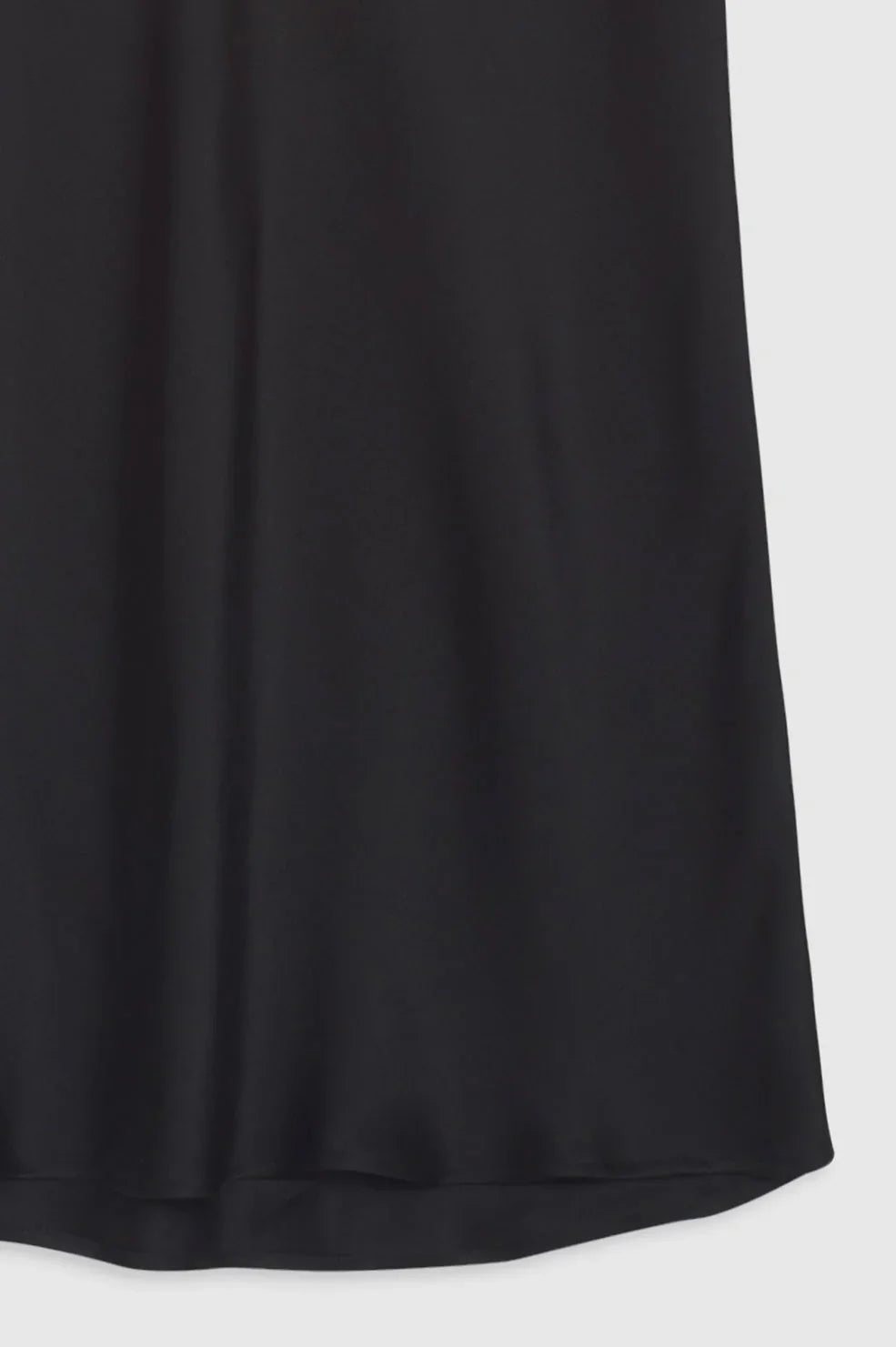 BAR SILK SKIRT - Black