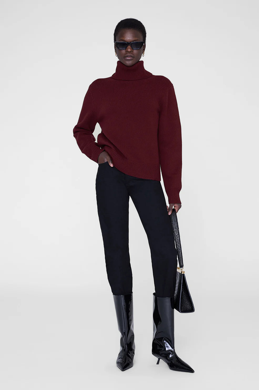 Idra Sweater - Cabernet