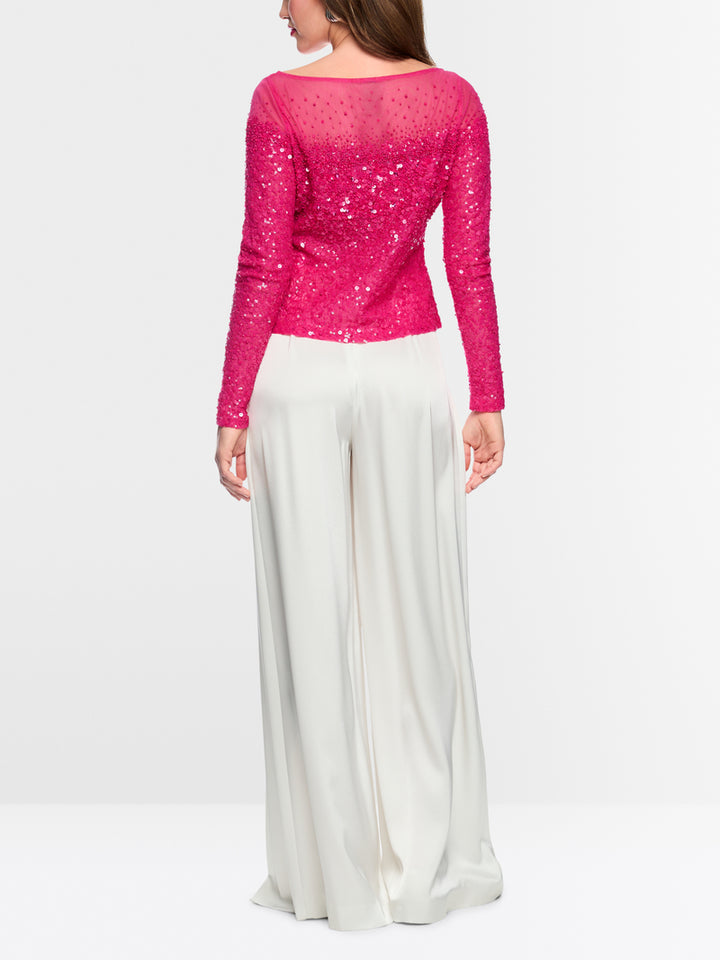 Sequin Top - Hot Pink