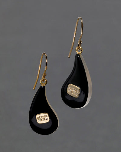 Lucite Dewdrop Earring- Gold