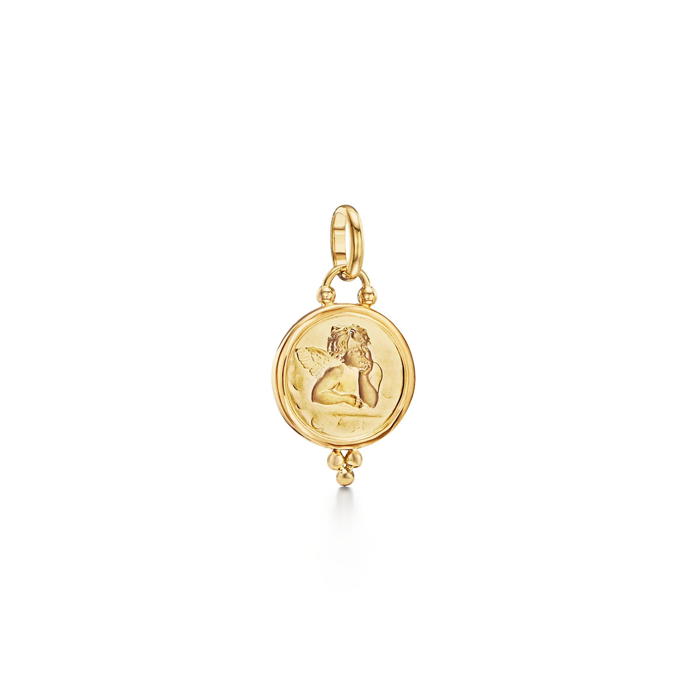 18K Medium Angel Pendant